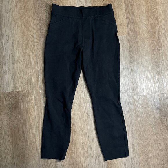 Spanx The Perfect Pant ponte S small PETITE Ankle Backseam Skinny black stretch - Picture 5 of 10